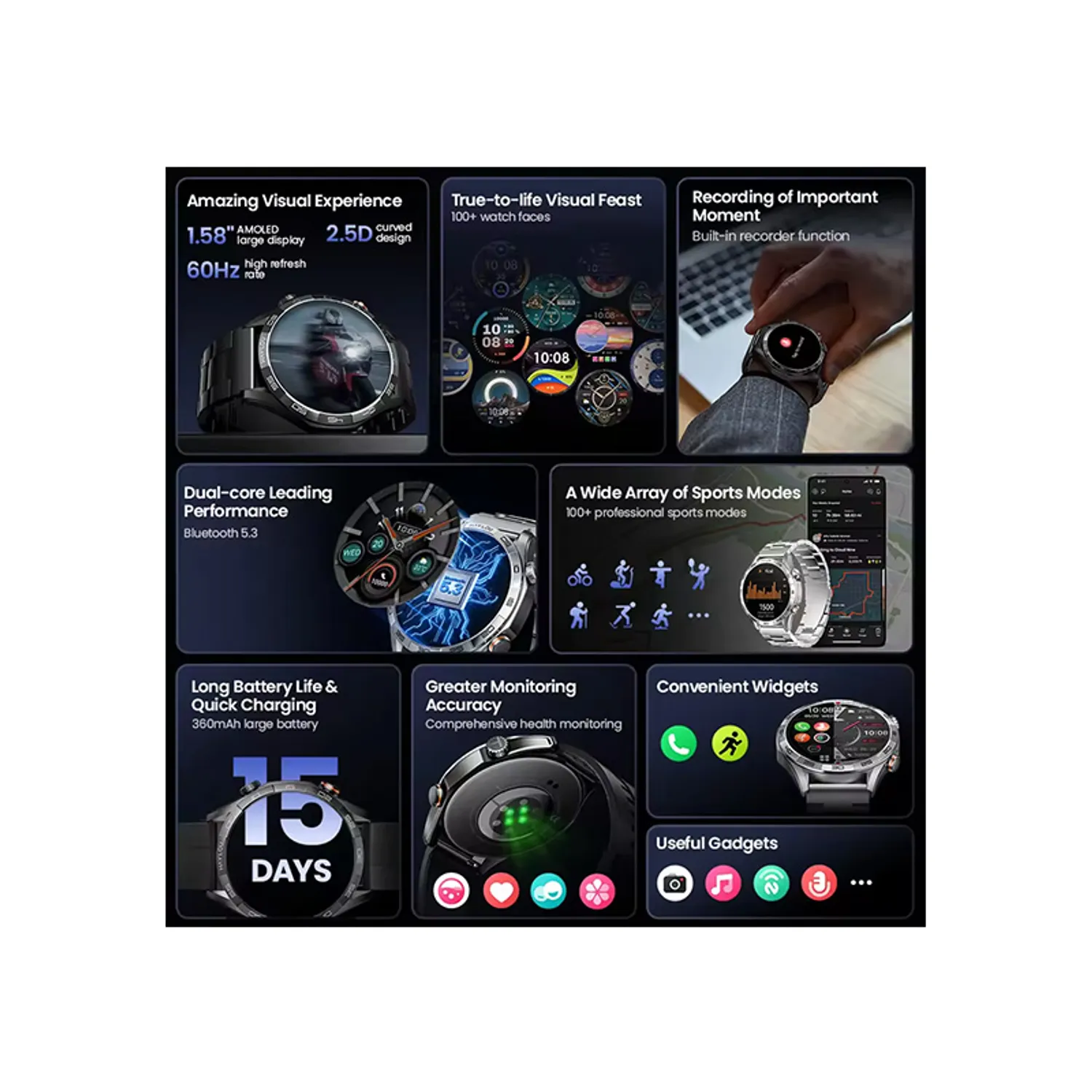 Haylou Solar 5 BT Calling Smart Watch
