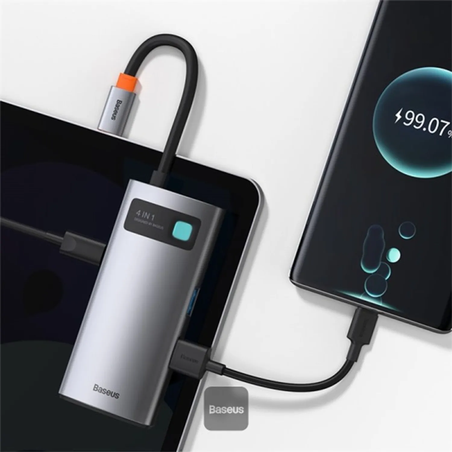 Baseus Metal Gleam Series Starjoy 4 in 1 Multifunctional Type-C Hub