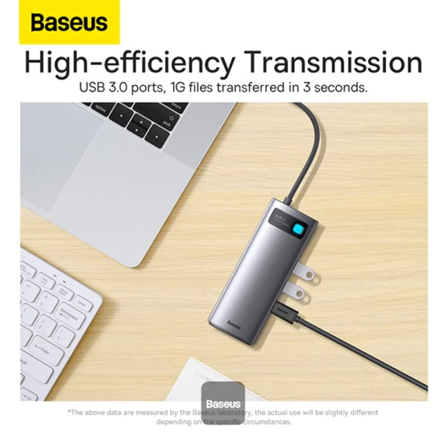 Baseus Metal Gleam Series Starjoy 6 in 1 Multifunctional Type-C Hub