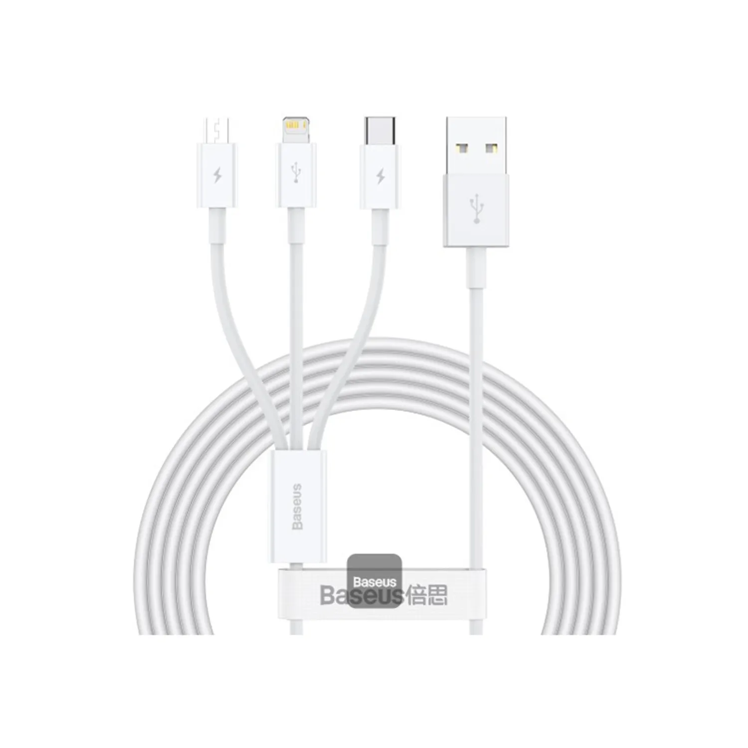 Baseus Superior Series Fast Charging Data Cable USB to M+L+C