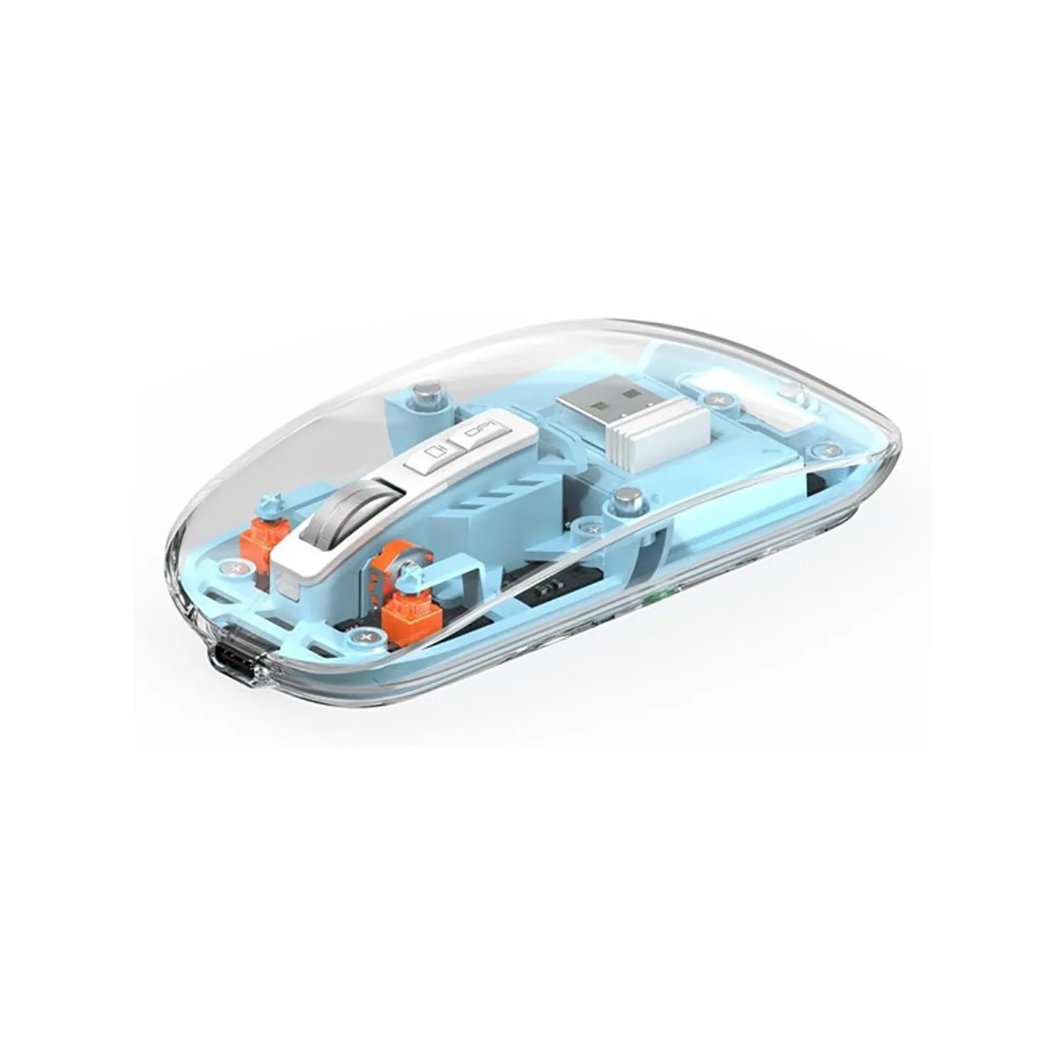 WiWU WM105 Crystal Magnetic Wireless Mouse