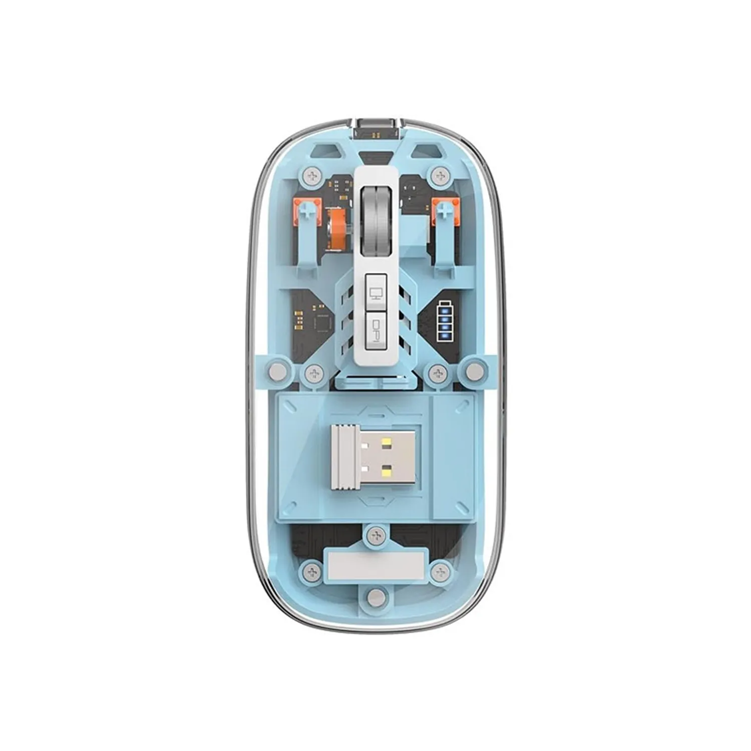 WiWU WM105 Crystal Magnetic Wireless Mouse