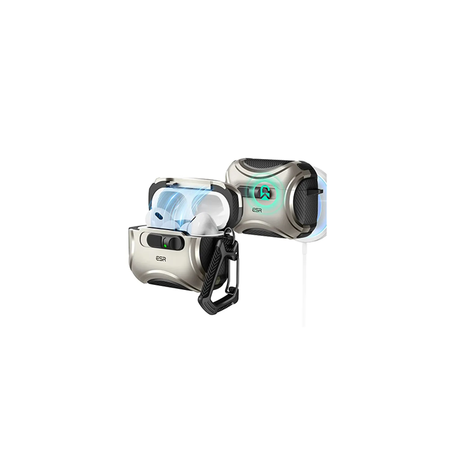 ESR Cyber FlickLock Magnetic Case for AirPods Pro 3