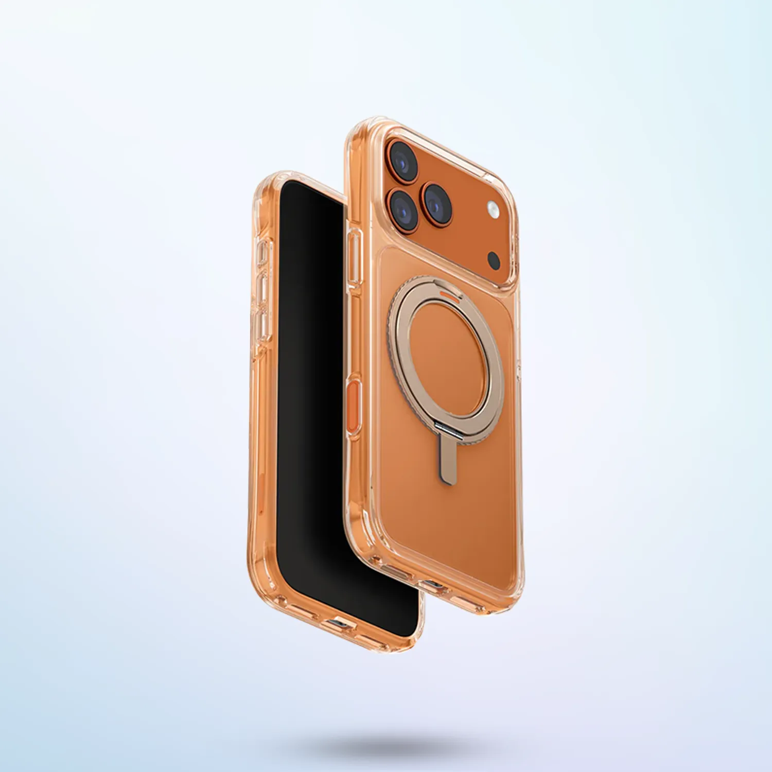 UNIQ Swivix Slim Hybrid 360 Kickstand Clear Case for iPhone 17 Pro Max