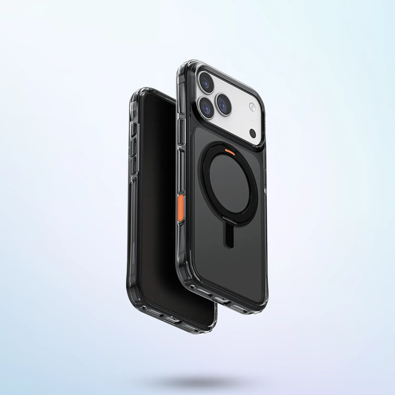 UNIQ Swivix Slim Hybrid 360 Kickstand Clear Case for iPhone 17 Pro Max