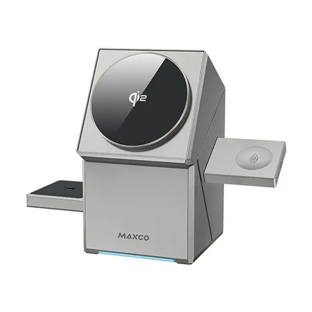 Maxco MW11 Geometry Qi2 3 in 1 Magsafe Wireless Charger