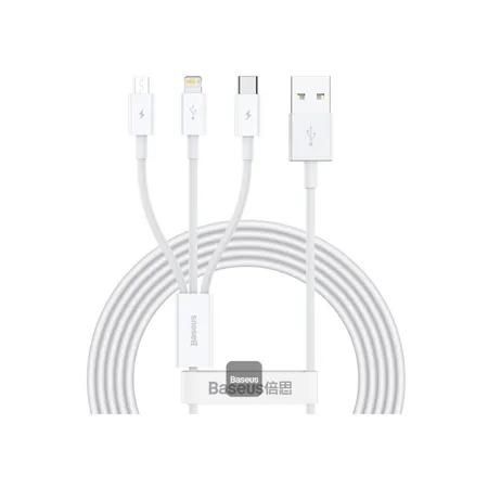Baseus Superior Series Fast Charging Data Cable USB to M+L+C