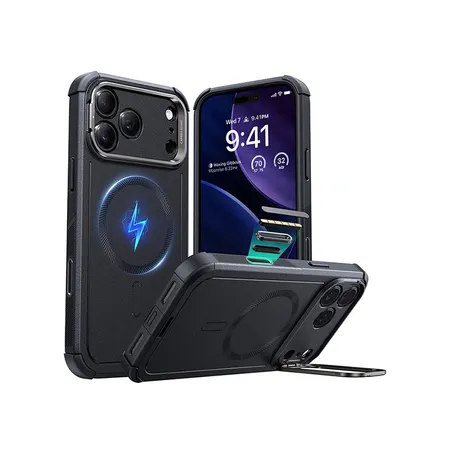 ESR Cyber Tough Case with Stash Stand for iPhone 17 Series