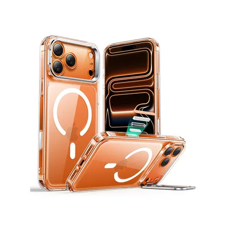 ESR Classic Hybrid Magnetic Case Camera Control with Stand for iPhone 17 Series