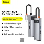Baseus Metal Gleam Series Starjoy 4 in 1 Multifunctional Type-C Hub