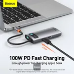 Baseus Metal Gleam Series Starjoy 4 in 1 Multifunctional Type-C Hub