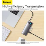 Baseus Metal Gleam Series Starjoy 6 in 1 Multifunctional Type-C Hub